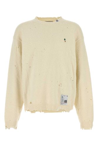 Cream Cotton Sweater - Mihara Yasuhiro - Modalova