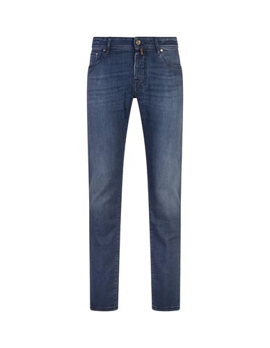 Nick Limited Edition Slim Fit Jeans In Mid-light Stretch Denim - Jacob Cohen - Modalova