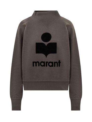 Moby Sweatshirt With Flocked Logo - Marant Étoile - Modalova