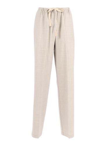 Forte_Forte Drawstring Trousers In Wool Blend Canvas - Forte Forte - Modalova