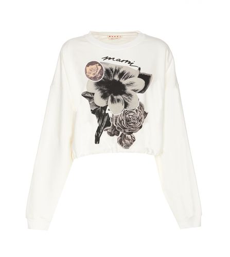 Marni Cropped Sweatshirt - Marni - Modalova