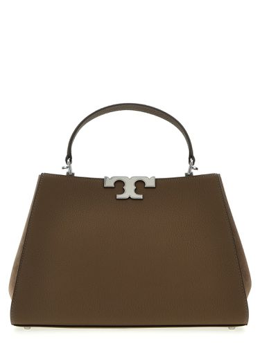 Eleanor Bag In Dark Brown Leather - Tory Burch - Modalova