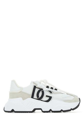 Multicolor Fabric And Leather Daymaster Sneakers - Dolce & Gabbana - Modalova