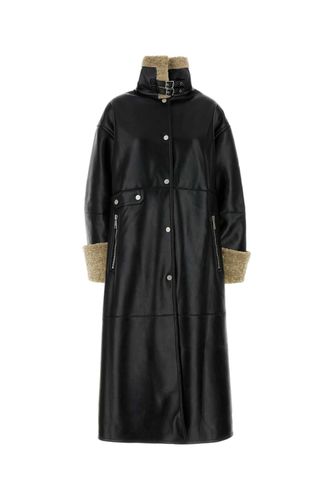 Black Synthetic Leather Liesel Coat - Nanushka - Modalova