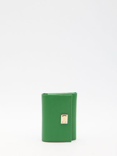 Bi-fold Wallet In Leather - Dolce & Gabbana - Modalova