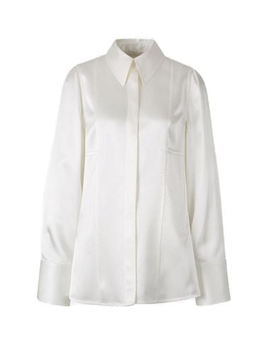 Buttoned Straight Hem Satin Shirt - Jil Sander - Modalova