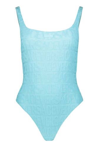 One-piece Swimsuit With Logo - Versace - Modalova