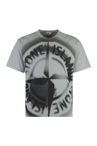 Cotton Crew-neck T-shirt - Stone Island - Modalova