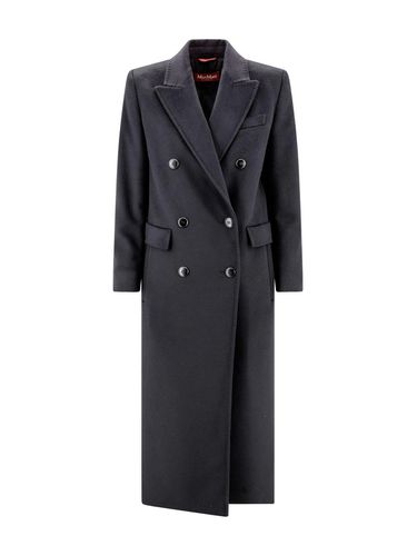 Double-breasted Long-sleeved Coat - Max Mara Studio - Modalova