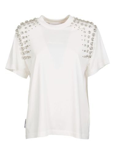 Crystal Embellished Regular T-shirt - Des Phemmes - Modalova