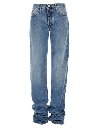 The Attico Long Denim Jeans - The Attico - Modalova