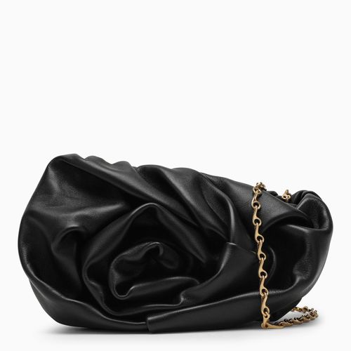 Rose Leather Clutch Bag With Chain - Burberry - Modalova