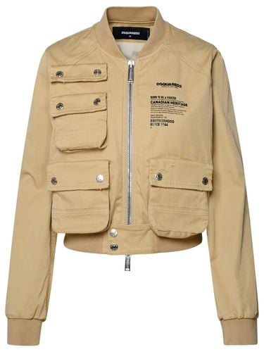 Cotton Bomber Jacket - Dsquared2 - Modalova