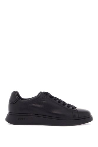 Bulton Runn Gr Leather Sneakers With Rubber Sole - Hugo Boss - Modalova