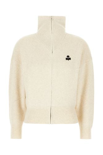 Melange Sand Stretch Cotton Blend Sweatshirt - Marant Étoile - Modalova