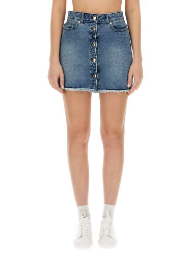 Mid-waisted Denim Mini Skirt - MICHAEL Michael Kors - Modalova