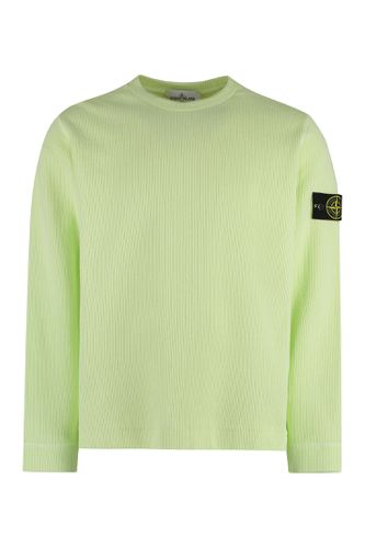 Cotton Blend Crew-neck Sweater - Stone Island - Modalova