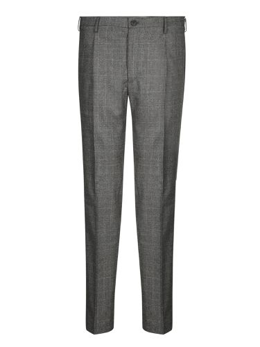 Incotex Dark Grey Wool Pants - Incotex - Modalova