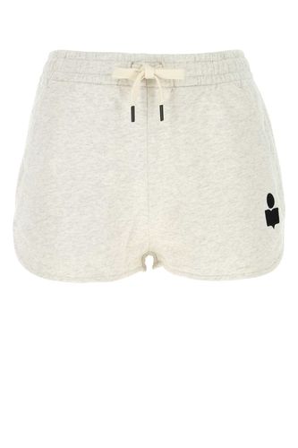 Melange Light Grey Cotton Blend Mifa Shorts - Marant Étoile - Modalova