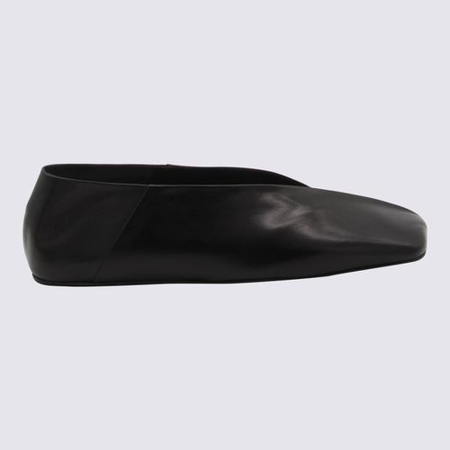 Jil Sander Black Leather Flats - Jil Sander - Modalova