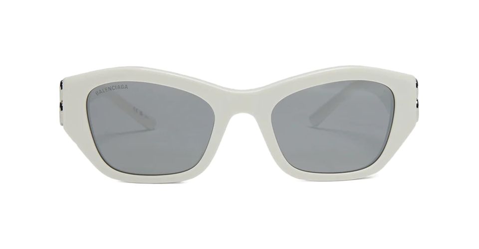 Bb0311sk-003 - White Sunglasses - Balenciaga Eyewear - Modalova
