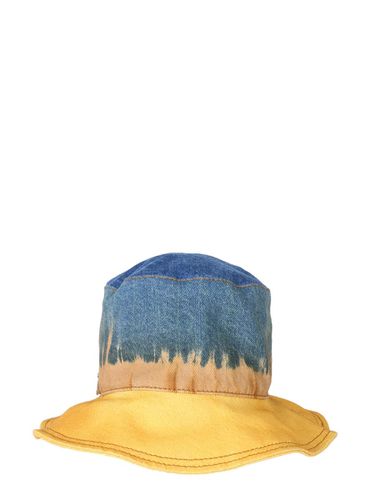 Bucket Hat With Tie Dye Print - Alberta Ferretti - Modalova