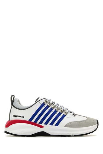 Multicolor Leather And Suede Dash Sneakers - Dsquared2 - Modalova