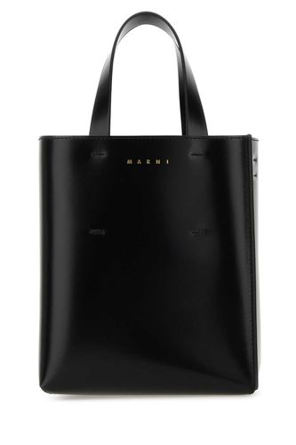 Marni Black Leather Museo Handbag - Marni - Modalova