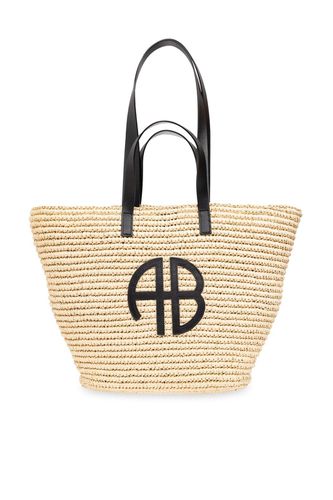 Palermo Logo Patch Tote Bag - Anine Bing - Modalova