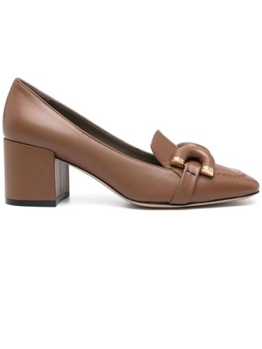 Chocolate Calf Leather Haraby Pumps - Roberto Festa - Modalova