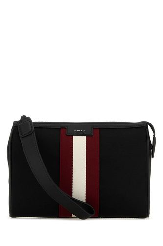 Bally Black Nylon Code Clutch - Bally - Modalova