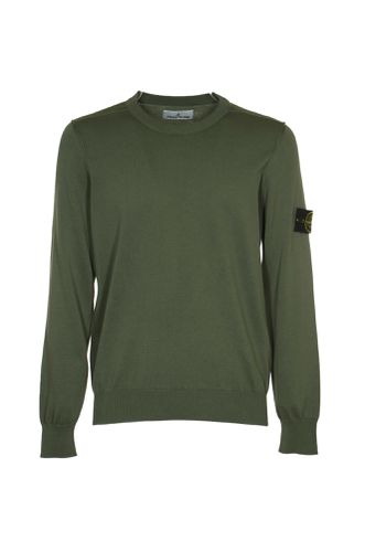 Stone Island Logo Sleeve Sweatshirt - Stone Island - Modalova