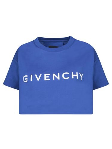 Givenchy Iris Cropped T-shirt - Givenchy - Modalova