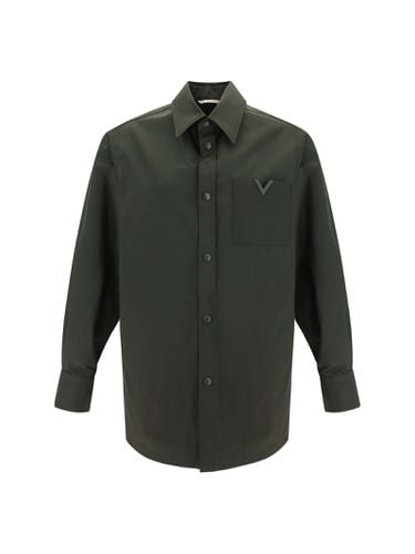 Valentino v Logo Detail Shirt - Valentino - Modalova