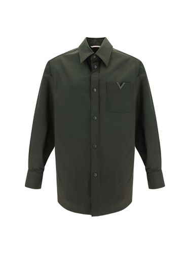 Valentino v Logo Detail Shirt - Valentino - Modalova