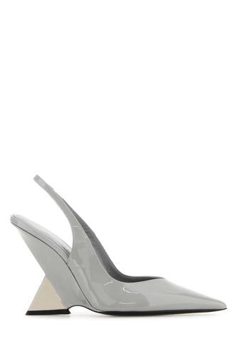 Grey Leather Cheope Pumps - The Attico - Modalova