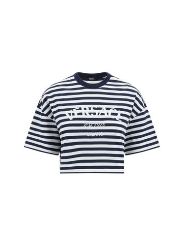 Versace Cotton Crew-neck T-shirt - Versace - Modalova