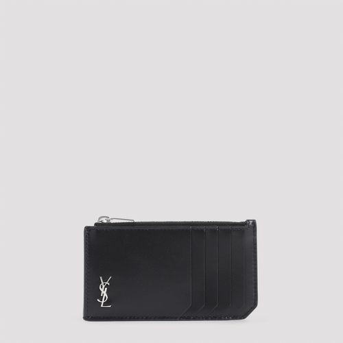 Saint Laurent Leather Wallet - Saint Laurent - Modalova