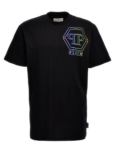 Rhinestone Logo T-shirt - Philipp Plein - Modalova