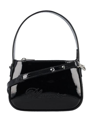 Logo Embellished Zipped Tote Bag - Blumarine - Modalova