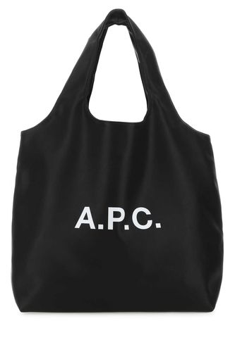 A. P.C. Black Synthetic Leather Shopping Bag - A.P.C. - Modalova