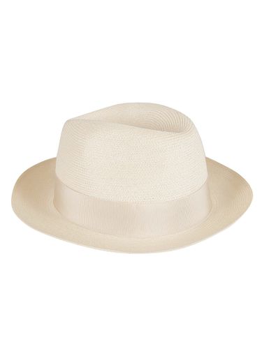 Borsalino Canapa Bow Detail Hat - Borsalino - Modalova