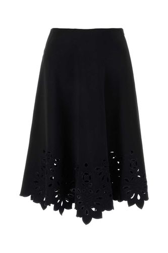 Ermanno Scervino Black Cady Skirt - Ermanno Scervino - Modalova