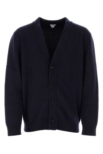 Blue Cashmere Cardigan - Bottega Veneta - Modalova