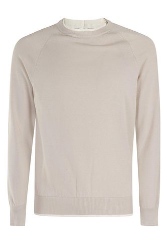 Crewneck Layered-effect Jumper - Eleventy - Modalova