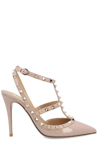 Garavani Rockstud Pointed Toe Caged Pumps - Valentino - Modalova