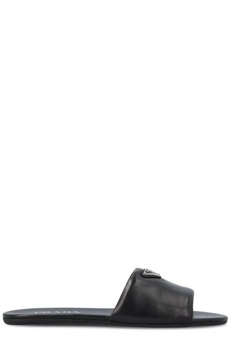 Prada Triangle-logo Slip-on Sandals - Prada - Modalova