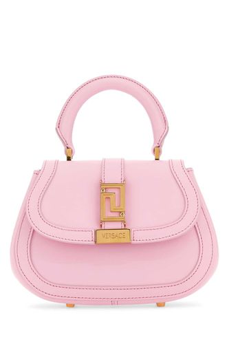 Pink Leather Mini Greca Goddess Handbag - Versace - Modalova