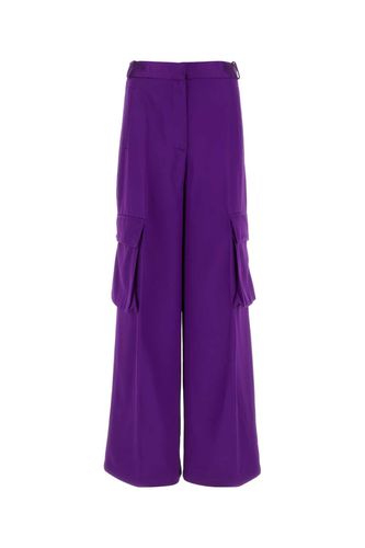 Versace Purple Satin Cargo Pant - Versace - Modalova