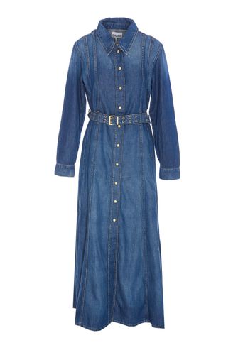 Ganni Denim Maxi Dress - Ganni - Modalova